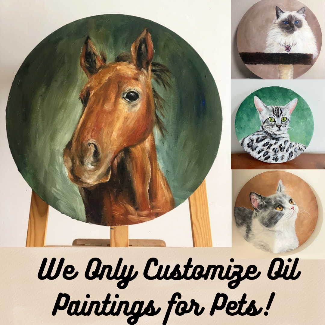 Oil Paintings - Pets by great artists!